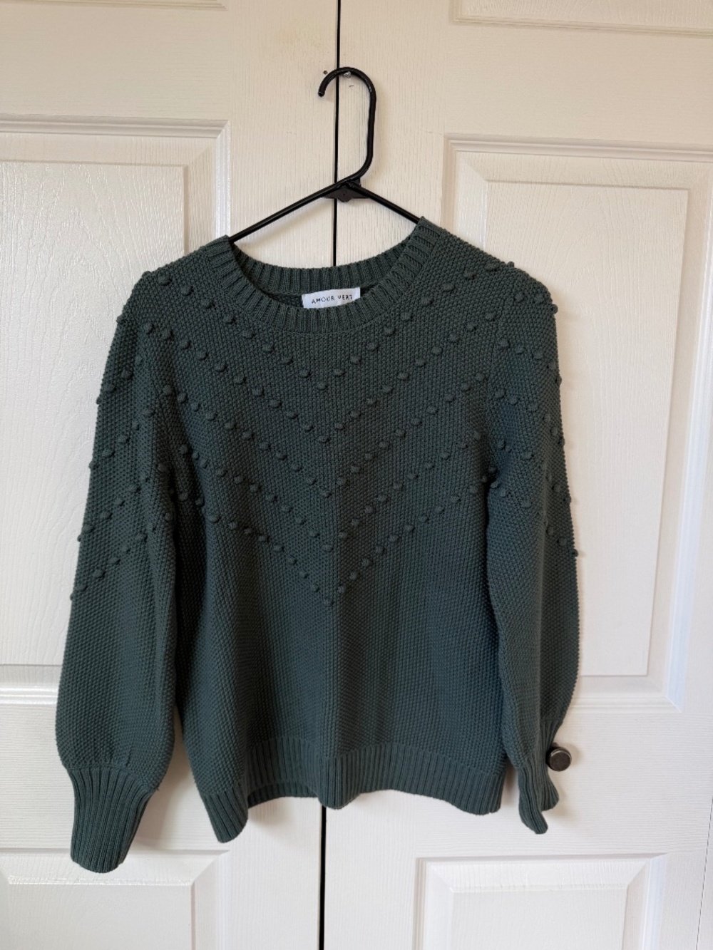 Amor Vert - Cable Knit Sweater - Size S